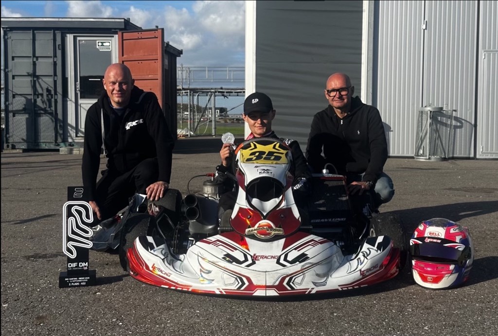 Sebastian Gravlund – DIF DM-sølv med LE Racing.
(Foto: Gravlund Motorsport)